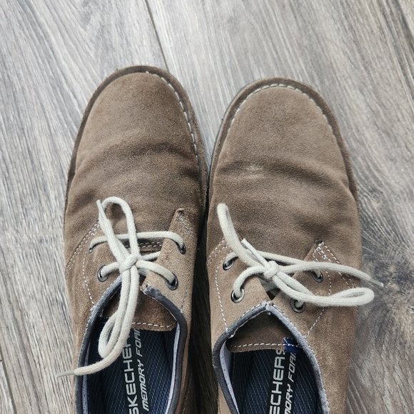 Skechers Mens Memory Foam Oxford Shoes 9.5 - Picture 9 of 12